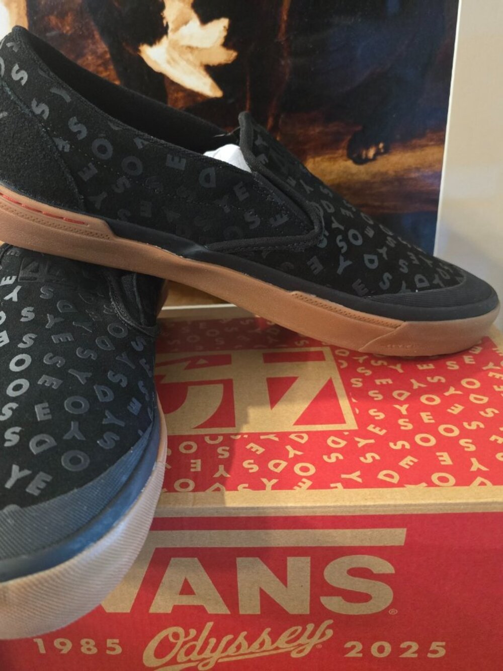 VANS BMX Slip-On Black/Gum Odyssey 40 Year Anniversary Shoes Men's Size 11.5 NEW